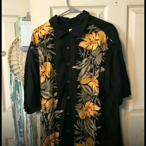 Hawaiian islands bahama shirt large Havana jack